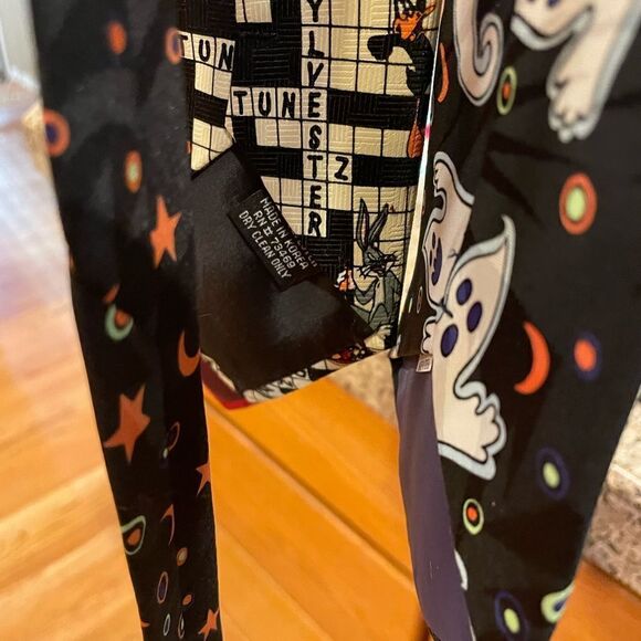 Vintage Ties Peanuts Looney Tunes Halloween made in Korea - Picture 6 of 14